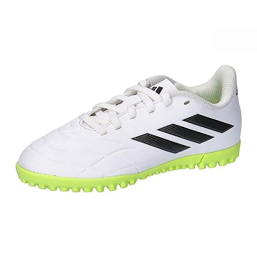 adidas Copa Pure.4 Tf J Football Shoes (Turf), FTWR White/Core Black/Lucid...