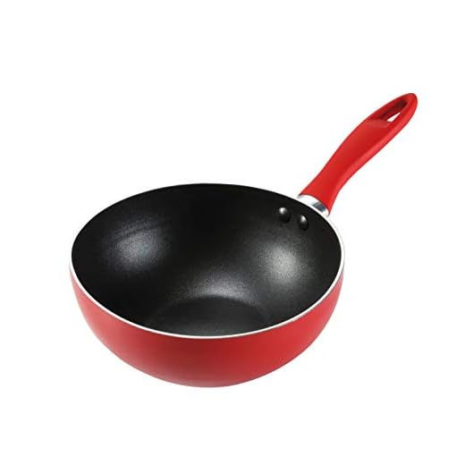 Tescoma 594010 Presto Mini Wok, Rosso
