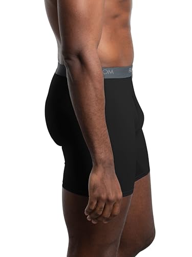 Fruit of the Loom Men's Micro Stretch Boxer Briefs, Designed to Move with You, Lightweight & Moisture Wicking Boxer Briefs (Pack of 6)