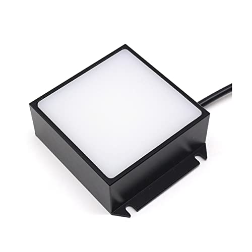 Microscope Adjustable LED Square Light Source 25x25 100x100mm 200x200mm- Industrial Machine Vision Lamp Square Surface Lamp for PCB Detection(60x60mm)