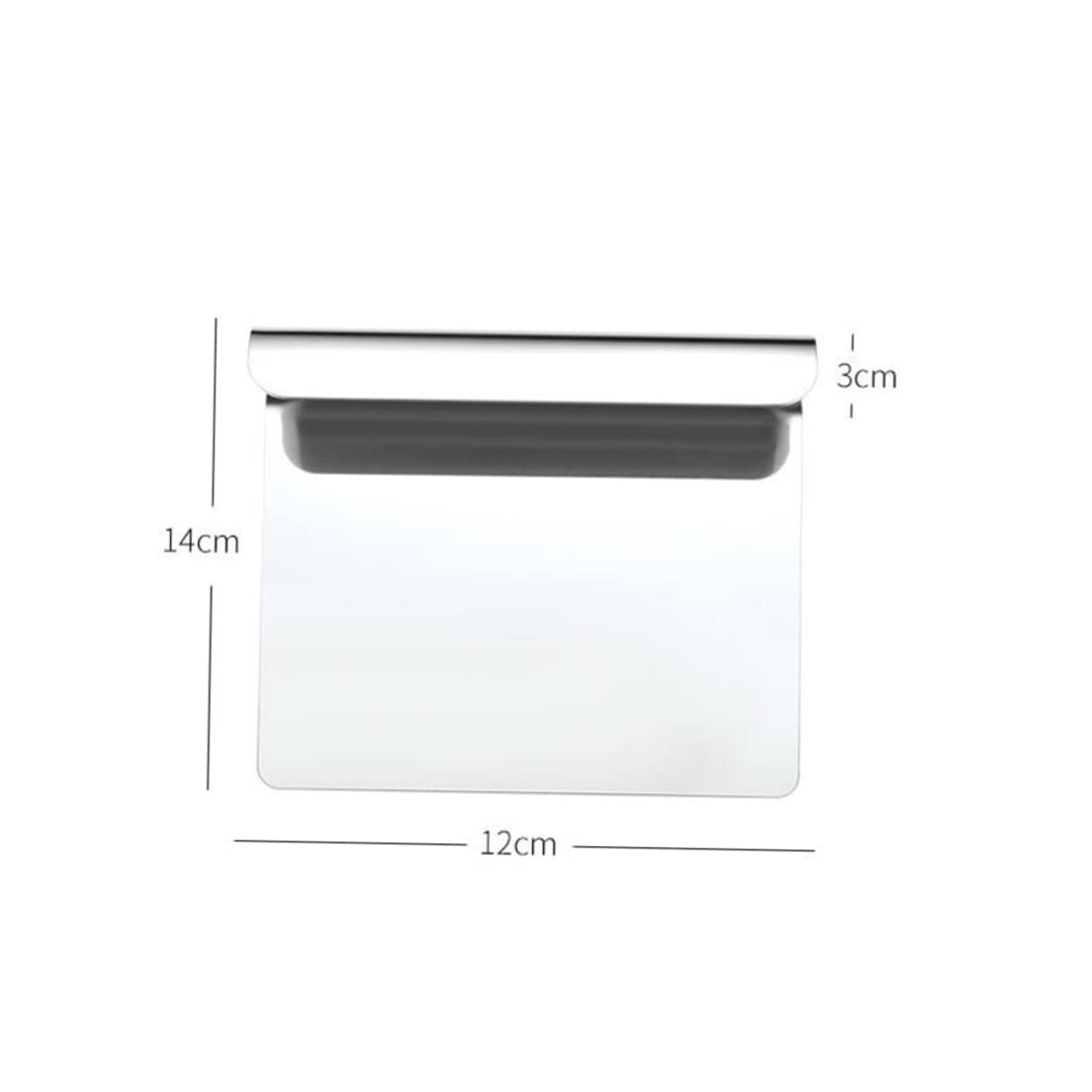 ABOOFAN 2pcs Stainless Steel Dough Chopper Pizza Cutter Versatile Kitchen Scraper for Cutting Dough Chopping Veggies and Baking Prep Easy to Clean and Maintain