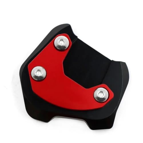 Extension de béquille CNC moto Honda Rebel 500 et 300 en aluminium anodisé rouge