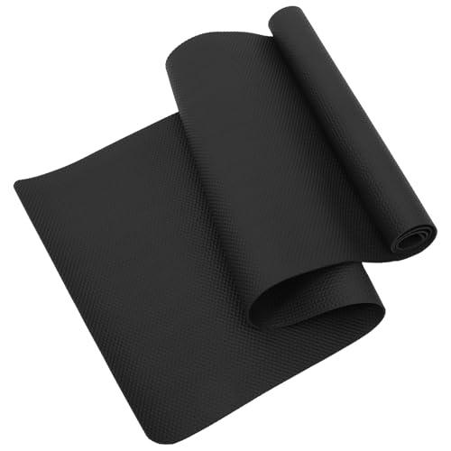 Tapis de sol NBR anti-bruit pour fitness et gym noir 1800x600x4mm