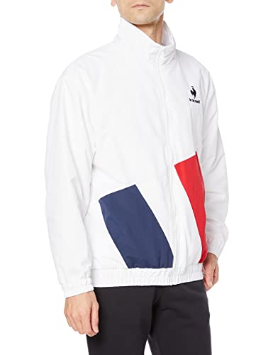 [ルコックスポルティフ] ウインド ナイロンジャケット（裏メッシュ起毛） WHT L