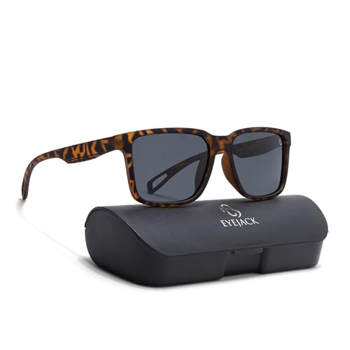 Image of EYEJACK by Voyage UV Protected & Polarized Square Sunglasses for Men & Women