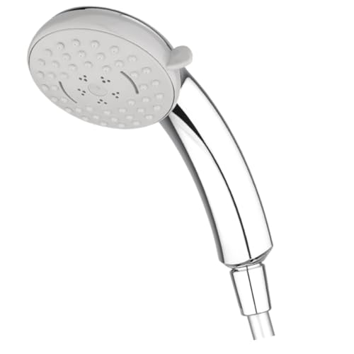 Schläfer 8195000 | Manopola Doccia Grande G 1/2 pollici, Diametro 100mm, Soffione Doccia Cromato 3 Modalità Spray, Doccetta Universale München Soffione Multigetto 3-getti Massaggio