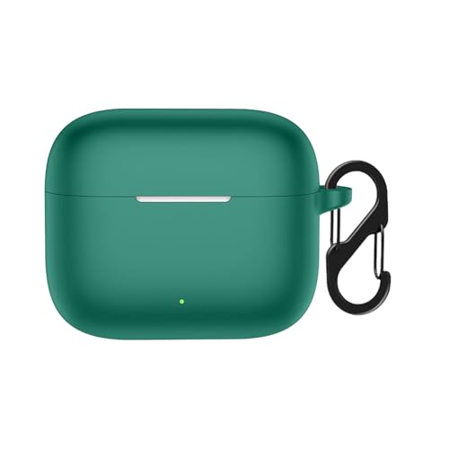 Image of Anvique Silicone Protective Case Cover for Oppo Enco Buds 3 Pro, Earbuds Accessories (Green S)