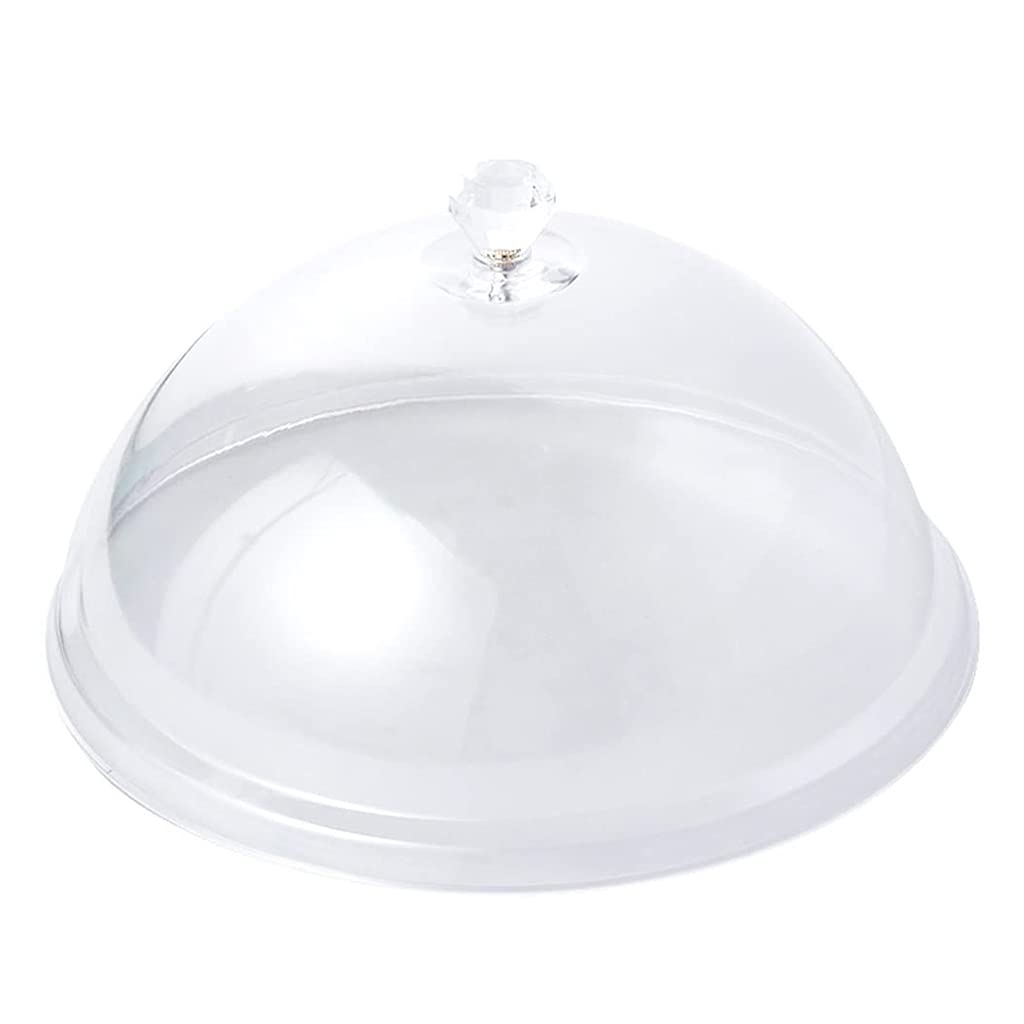Cloche Alimentaire Transparente Anti-poussière - Diamètre 26 Cm, Hauteur 10 Cm, Matière PP | Pour Gâteaux, Desserts, Présentation Lors D'événements