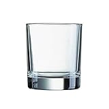 Luminarc N7517 Islande 10 Ounce On The Rocks Glass, Set Of 4, Short, Clear