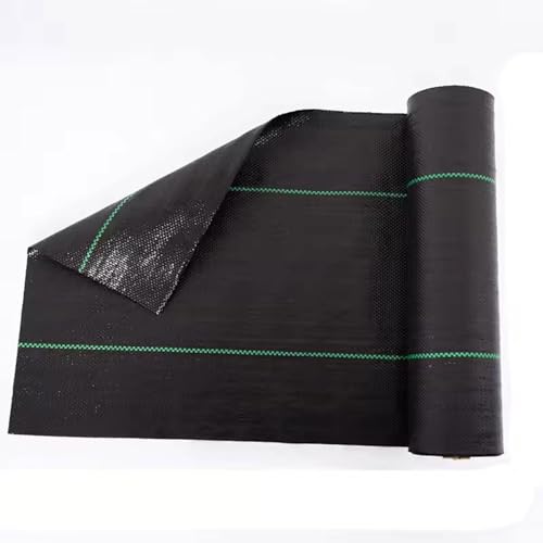 DIWAL Malla Antihierbas Tela Geotextil Control Malezas Barrera Jardín Huerto Macizo Flores Camino Entrada Terraza Invernadero Transpirable Permeable Resistente UV Duradera(1m x 20m)