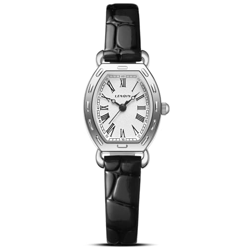 LN LENQIN Relojes Mujer Reloj De Cuarzo Analógicos para Muje Relojes De Pulsera Impermeables para Mujer con Correa De Cuero