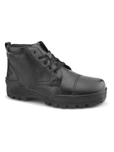 Image of TSF 768 BLACK UNIFORM BOOT WITH ZIP FOR MEN's(768 NEW)
