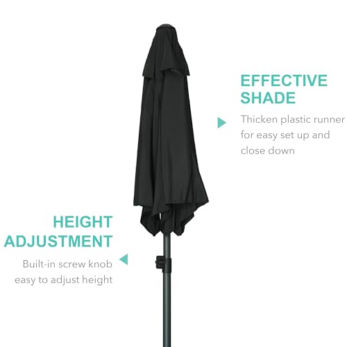 Ammsun YZ71125-BLK 6Ft Patio Umbrella Outdoor Table Umbrellas thumb #3