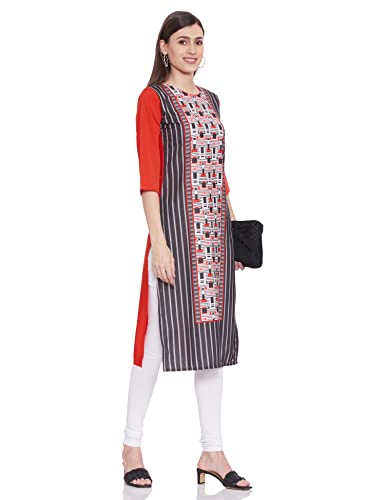 Image of Women's Crepe Regular Kurta