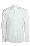 Vestibilità: Regular fit Coveri Camicia classica uomo con collo classico, Bianco XL