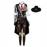 Vasojot Ashe Cosplay Costume Adult Ashe Costume Women Halloween Carnival Cosplay Ashe Classical Costume Outfits,X-Large
