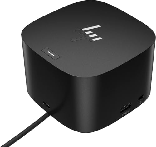 Image of HP Thunderbolt Dock 280W G4 with Combo Cable, Thunderbolt 4, 5 USB, HDMI, 2 Display Port, RJ-45, with a Single Cable Connection to Any Brand Laptop (4J0G4AA#ABA) Bundle with Docztorm Hub