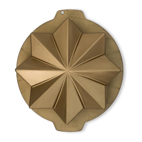 CÉCOA • Moule Silicone Étoile Origami • Gâteau ou Entremets Noël • 100% Alimentaire • Sans BPA • Anti-Adhésif • Idéal Dessert Fêtes • Four, Frigo,...