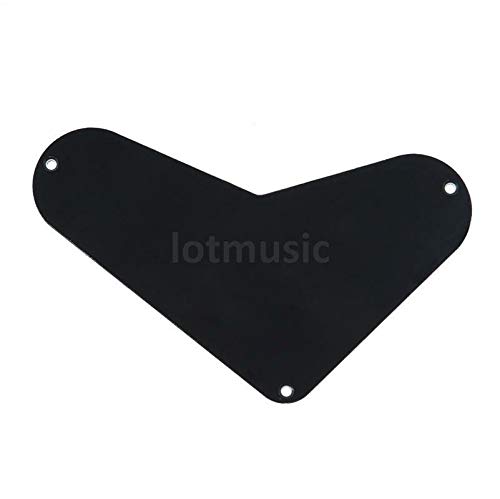 Guitar Parts 2 Sets Replacement PRS SE Electronics Backplate Cavity Cover,3ply Black