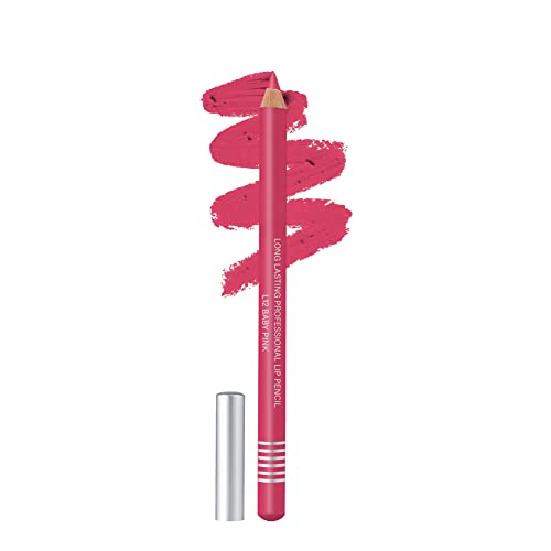 Image of Colors Queen Lip Liner Pencil | Long Lasting & Waterproof Formula | Matte Lip Liner Pencil for Women (L-12, Baby Pink)