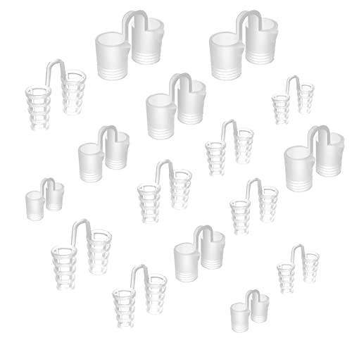 16pcs Soft Nasendilatatoren Weichem Silikon Nasenentlastung Nasenspreizer Nasenklammer Gegen Schnarchen Schnarchstopper Anti Schnarch Gerät für sSofortige Nasenatmer Verbesserung der Atmung Sports Cover