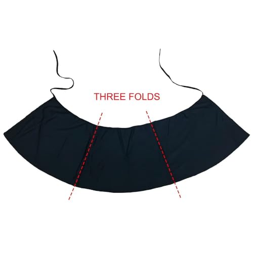 JadeRich Women's Overlapped Side Tie Wrap Skirt Beach Swimwear Tankini Bikini Cover-up (No Brief)4