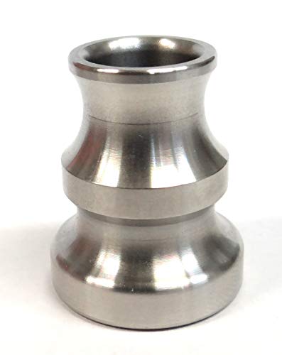 Razor Stand CNC Machined Stainless Matte Satin Finish With Half Inch Hole - Made In USA!