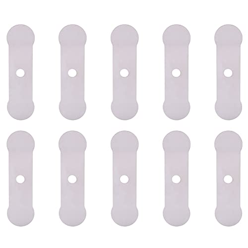 Respicefinem 10Pcs Plate Silent Oil Machine Aluminum Accessories Replacement Short Plate 13X33Mm (Long valve piece 14 * 50mm)