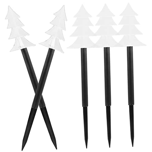 OSALADI 5 peças suporte de luz de Natal lanterna de pátio de ano candeeiro decorativo de jardim de férias luzes de jardim luz ao ar abdominais árvore de Natal