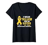 Photo Gallery donna indosso giallo per mia suocera - consapevolezza endometriosi maglietta con collo a v Photo Gallery donna indosso giallo per mia suocera - consapevolezza endometriosi maglietta con collo a v