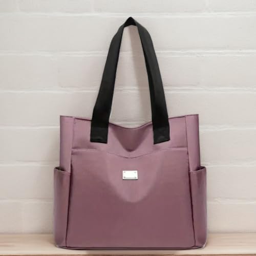 Stylish Cowhide Tote - Lightweight Single - Shoulder for Outdoor, Simple- Pocketed Handbag for Daily Use3