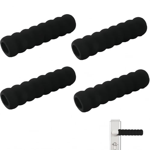 Zhenghebuy Protector de Manija de Puerta,4 Piezas Espuma Suave Manija de la Puerta Protector,Antiestáticas Fundas para Manillas de Puerta Push-Pull para Proteger Pared y Niños