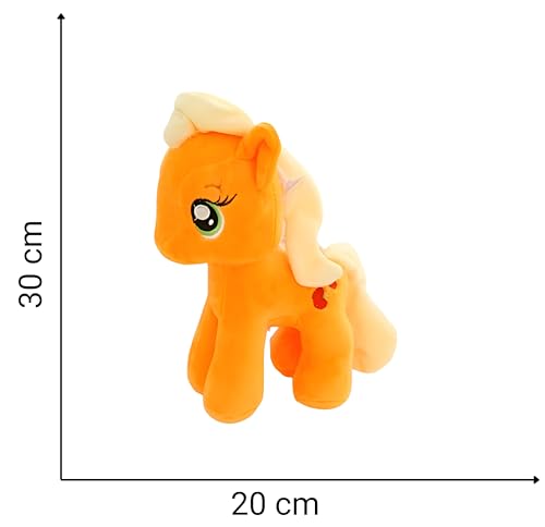 Image of Tickles Little Unicorn Soft Stuffed Plush Toy for Kids Boys & Girls Birthday Gift (Color: Orange Size: 30 cm)