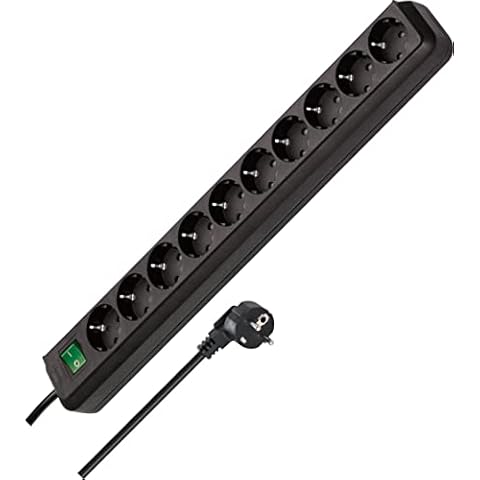 Regleta Brennenstuhl Eco-Line con 10 tomas de corriente Cover