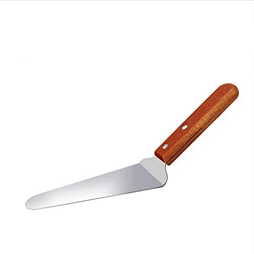 tieoqioan Pala para Pizza Pala para Pastel de Acero Inoxidable Pala Triangular Pala para freír Pala para Carne Pala para Queso Herramientas para Hornear Cocina Restaurante