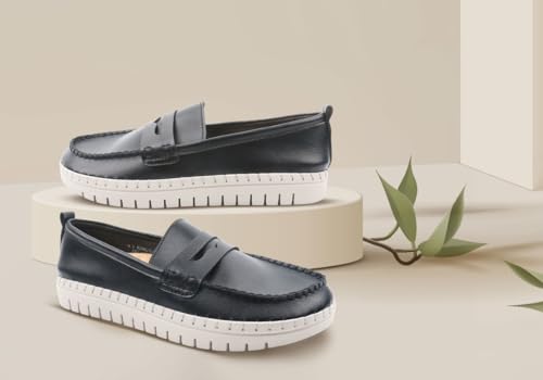 Glolily Elle Loafer Women's Comfort Sneaker - Orthotic Lightweight & Flexible Walking Shoes with Arch Support, Comfortable Casual Fashion Shoes for Women2