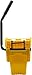Carlisle FoodService Products Omnifit Mop Bucket with Side Press Wringer and Soiled Water Insert for Floor Cleaning, Kitchens, Restaurants, And Janitorial Use, Polypropylene (Pp), 35 Quarts, Yellow