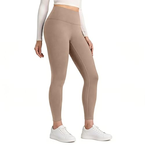 MOKBAY Mallas Compresion Mujer Caqui Anticelulítico Leggins Deportivos Leggins Campana Plumi 3D Gimnasio Ropa de Tallas Grandes Pantalones Running Leggings Mujer Caqui L