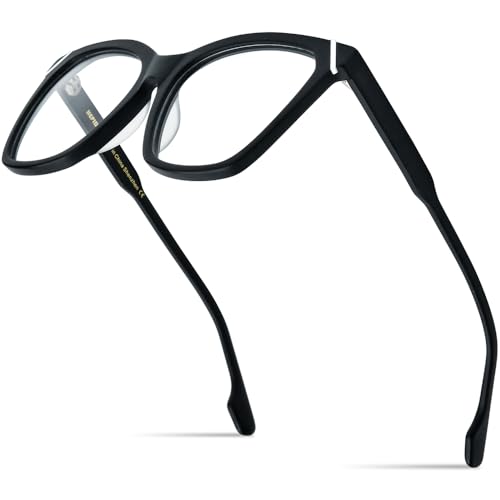 Image of HEPIDEM Multicolor Acetate Glasses Frame Women,Oversize Round Optical Eyeglasses 9345