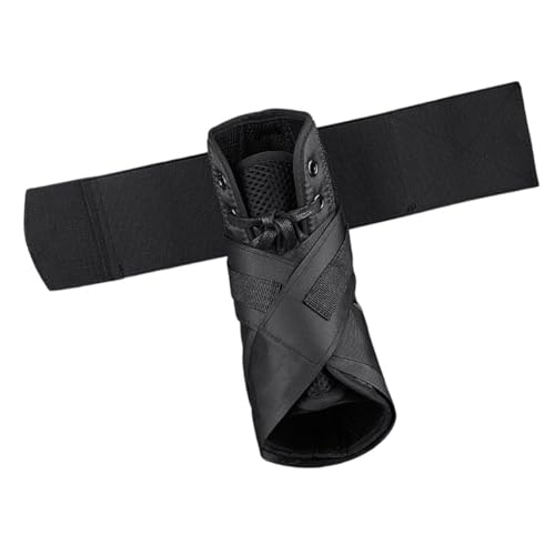 Beavorty Breathable Ankle Stabilizer for Sprained Ankle Protection Plantar Brace for Men Women Adjustable Straps