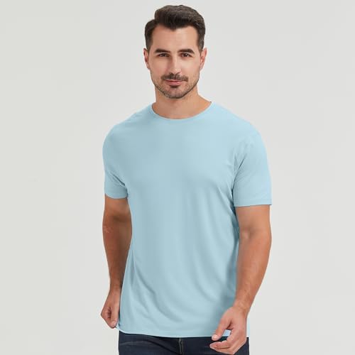 Image of netdraw Men's Ultra Soft Bamboo Viscose Cotton T-Shirt S-3XL