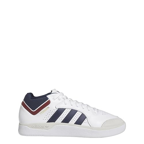 adidas Mens Tyshawn Skate Skate Sneakers Shoes - White - Size 10 M