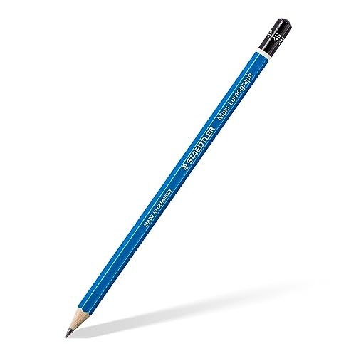 Lápices Grafito Staedtler Mars Lumograph 4B Pack 12 miniatura 2