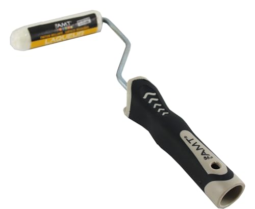 Rouleau Brosse Laqueur - 15Mm - Tous Types De Peintures - Pure Laine 5Mm - Manche Et Rouleau - Amt