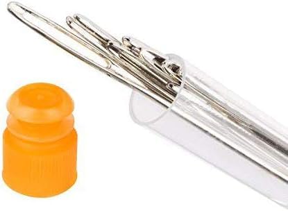 Large Eye Stainless Steel Sewing Needles, Set of 9, for Knitting, Hand Sewing, Crocheting, Darning