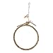 Bird Rope Perch Swing Safe Chew Resistant Hanging Ring Swing Toy for African Grey Parrots and Other Medium-Sized Birds
