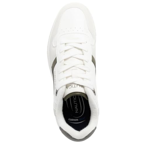 Image of Nautica Men's Casual Lace-Up Sneakers - Classic Low-Top Tennis Fashion Sneakers