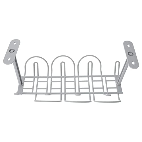TEHAUX 2 Pack Bandeja Porta Cable Bajo Escritorio para Organización de Cables miniatura 1