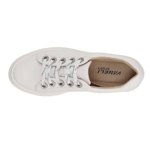 VANELi Womens Ysenia Lace Up Sneakers Shoes Casual - White4