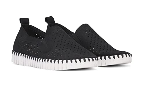 Image of Ilse Jacobsen HORNBAEK Women's Tulip Slip-On Flat | Elastic Side Panels | Lightweight Flexible Comfort.
